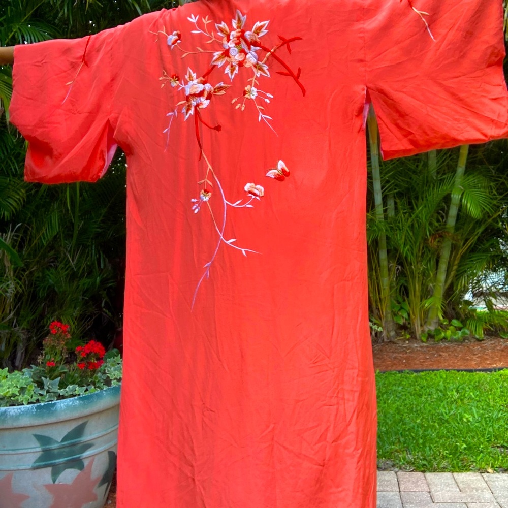 Coral Kimono
